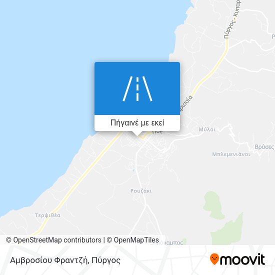 Αμβροσίου Φραντζή χάρτης