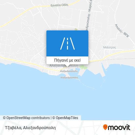 Τζαβέλα χάρτης