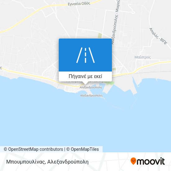 Μπουμπουλίνας χάρτης