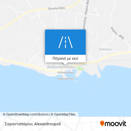 Σαρανταπόρου χάρτης