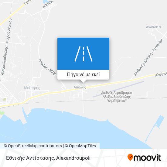 Εθνικής Αντίστασης χάρτης