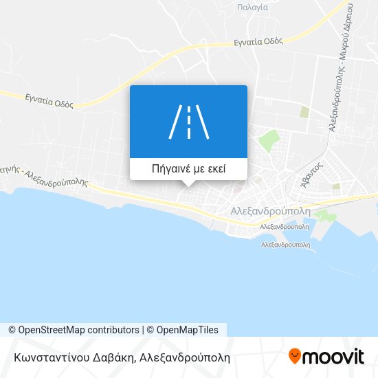 Κωνσταντίνου Δαβάκη χάρτης