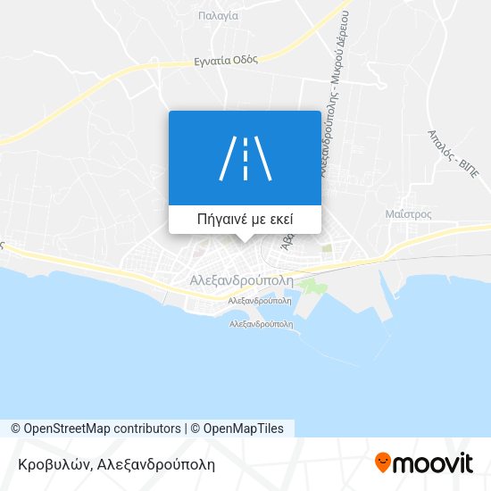 Κροβυλών χάρτης