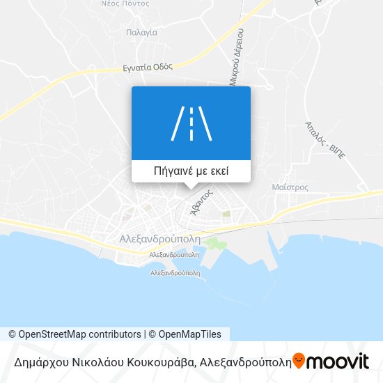 Δημάρχου Νικολάου Κουκουράβα χάρτης