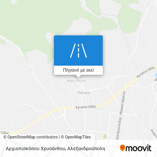 Αρχιεπισκόπου Χρυσάνθου χάρτης