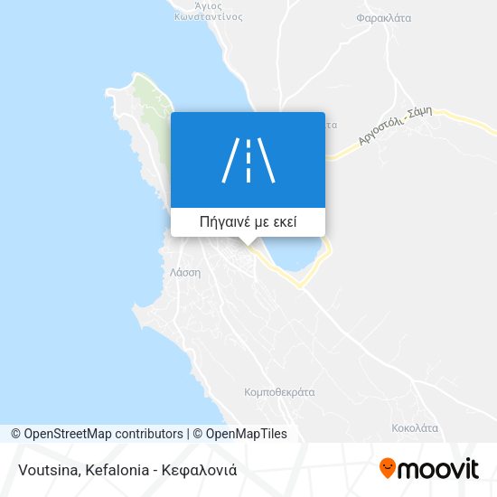 Voutsina χάρτης