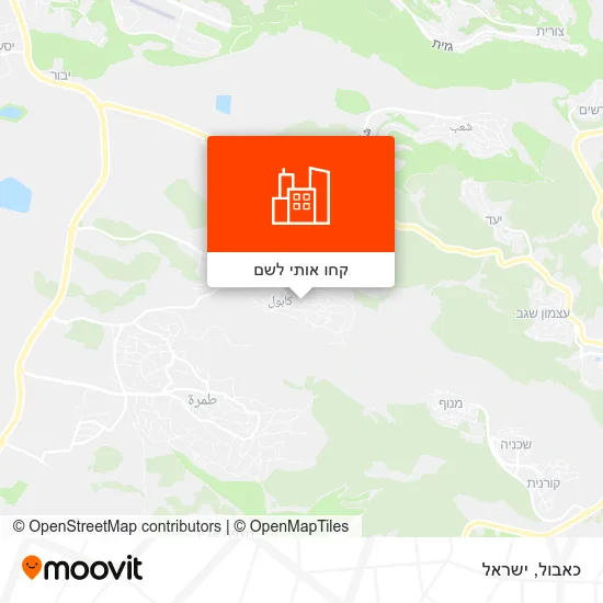 מפת כאבול