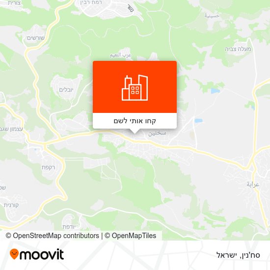 מפת סח'נין