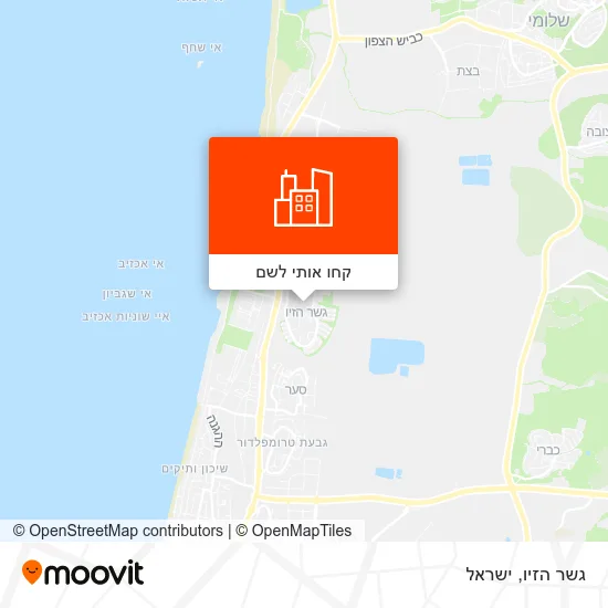מפת גשר הזיו