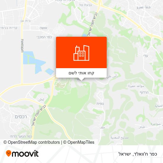מפת כפר ח'וואלד