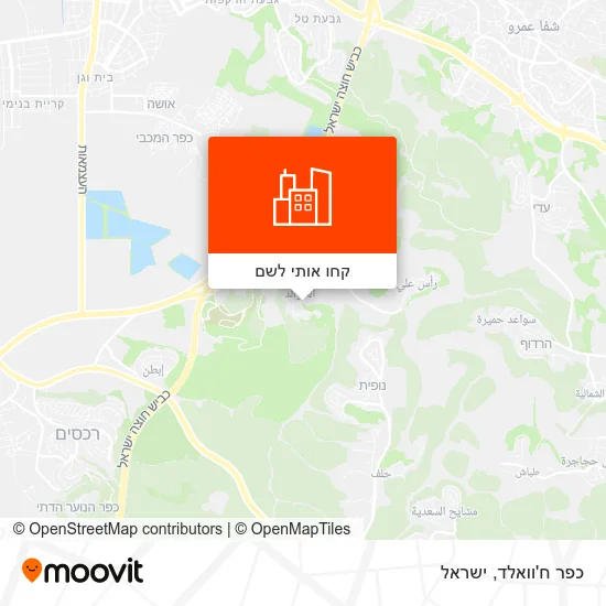 מפת כפר ח'וואלד