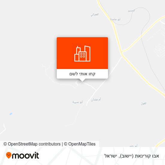 מפת אבו קורינאת (יישוב)