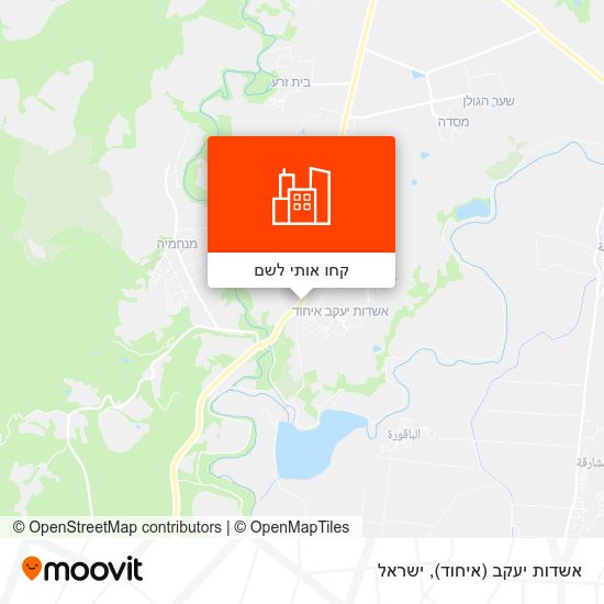 מפת אשדות יעקב (איחוד)
