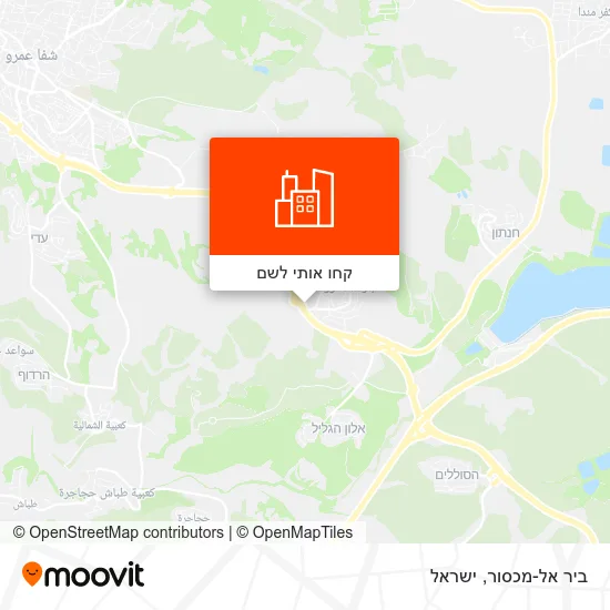 מפת ביר אל-מכסור