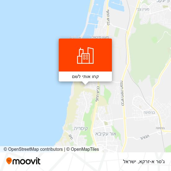 מפת ג'סר א-זרקא