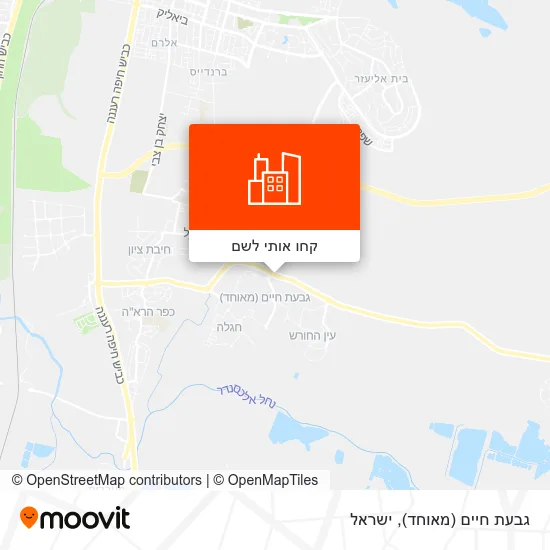 מפת גבעת חיים (מאוחד)