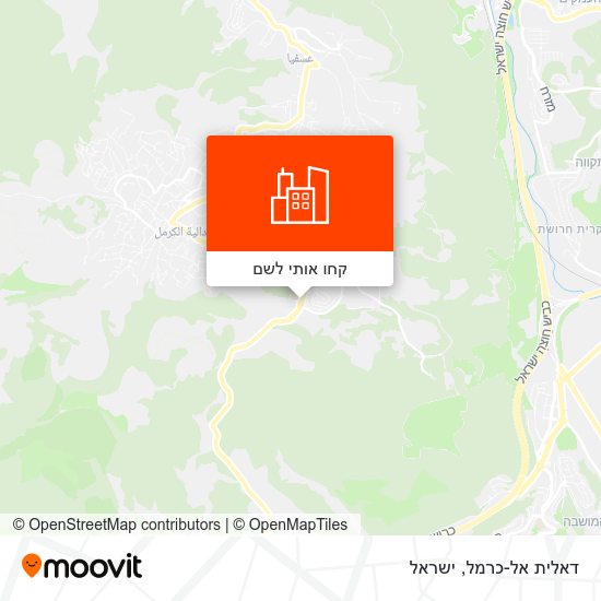 מפת דאלית אל-כרמל