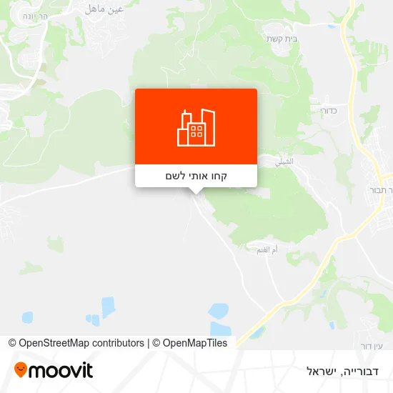 מפת דבורייה