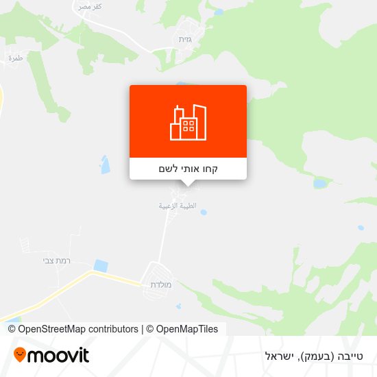 מפת טייבה (בעמק)