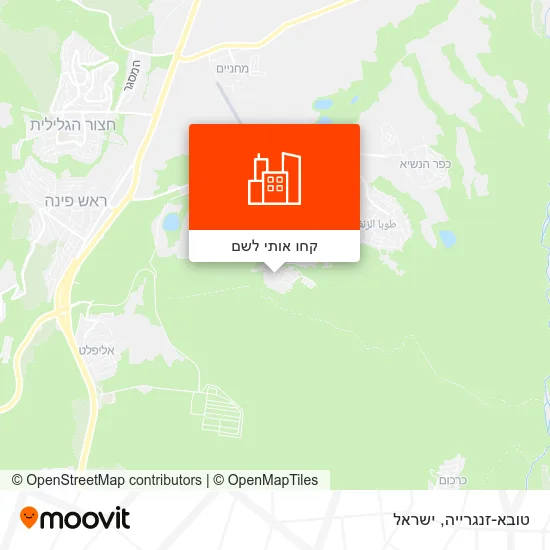 מפת טובא-זנגרייה