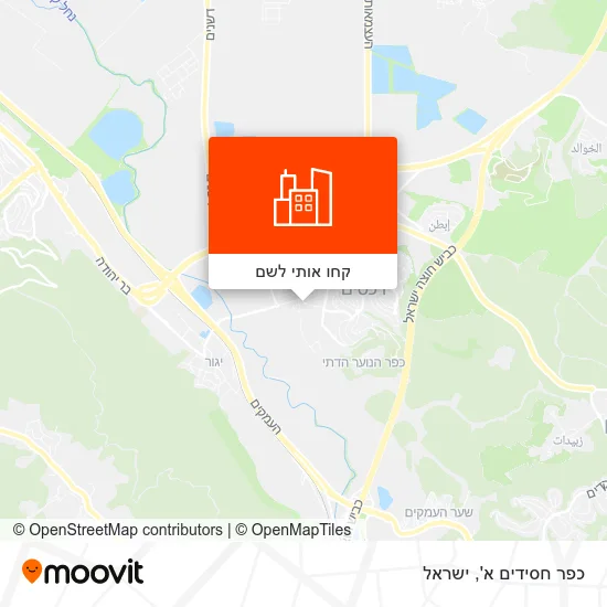 מפת כפר חסידים א'