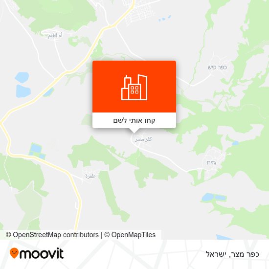 מפת כפר מצר