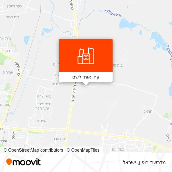 מפת מדרשת רופין