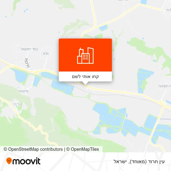 מפת עין חרוד (מאוחד)