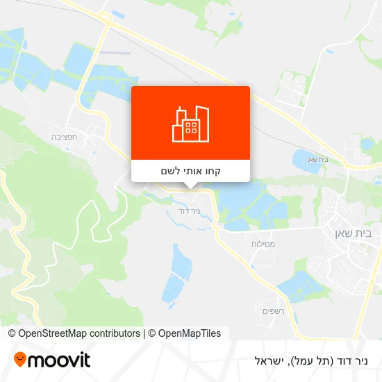 מפת ניר דוד (תל עמל)