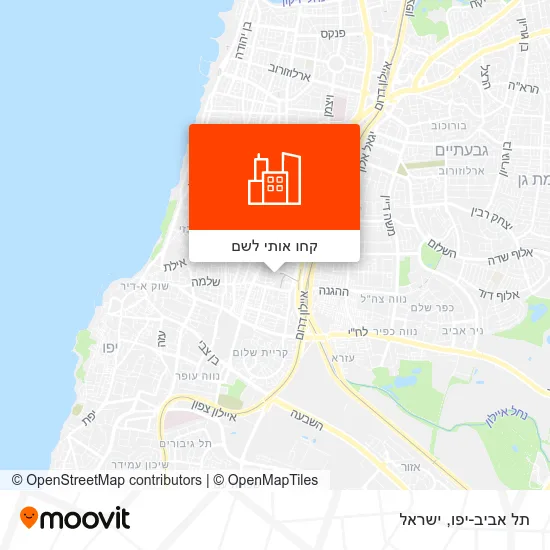 מפת תל אביב-יפו
