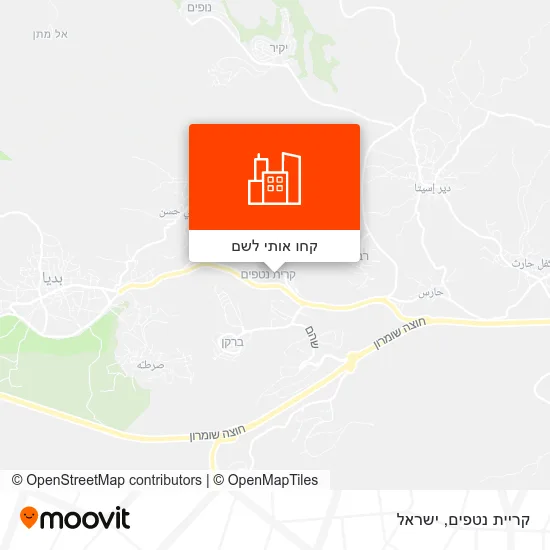 מפת קריית נטפים