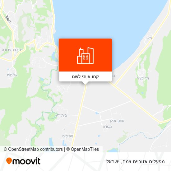 מפת מפעלים אזוריים צמח