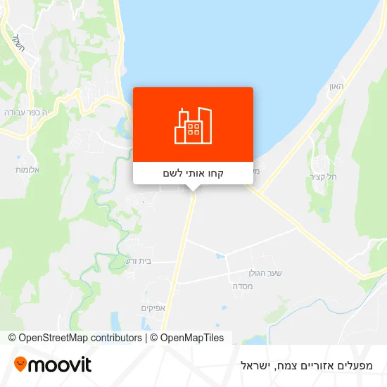 מפת מפעלים אזוריים צמח