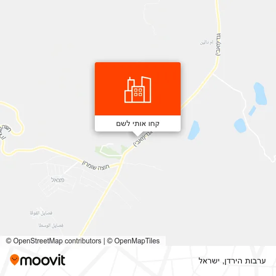 מפת ערבות הירדן