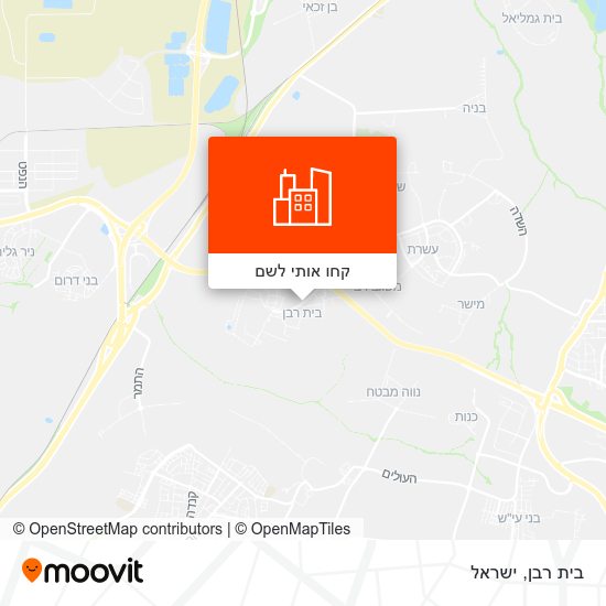 מפת בית רבן