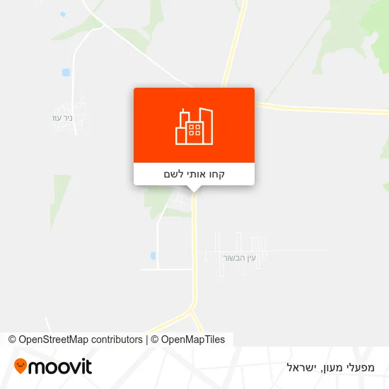 מפת מפעלי מעון