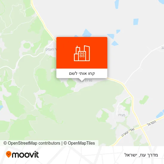 מפת מדרך עוז