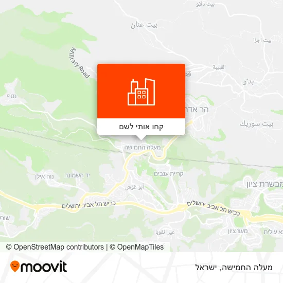 מפת מעלה החמישה