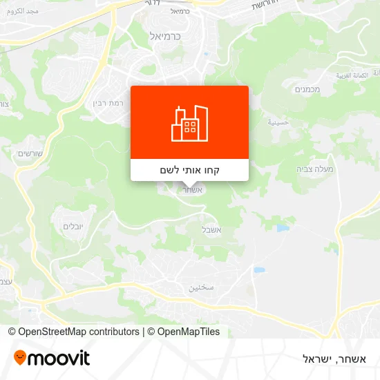 מפת אשחר