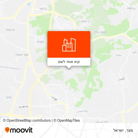 מפת מצר