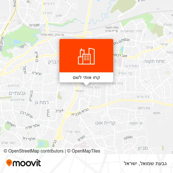 מפת גבעת שמואל