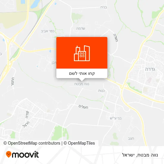 מפת נווה מבטח