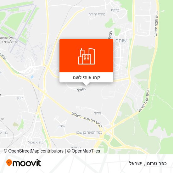 מפת כפר טרומן