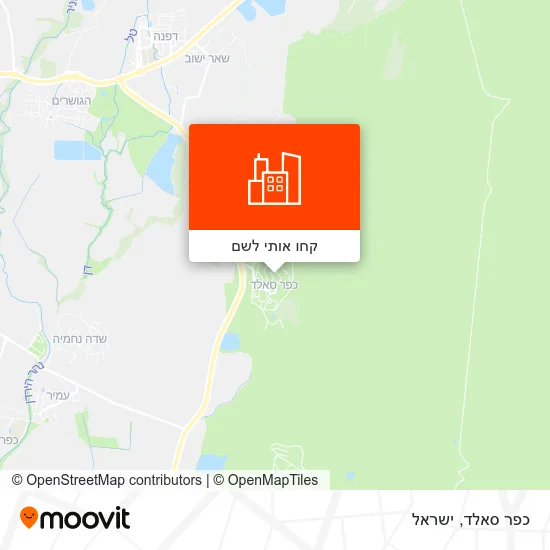 מפת כפר סאלד