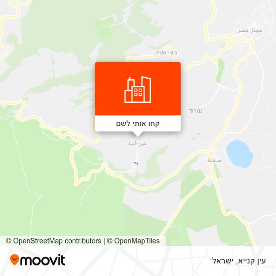 מפת עין קנייא