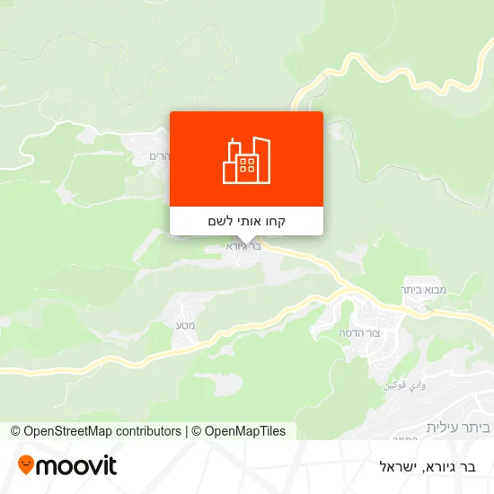 מפת בר גיורא