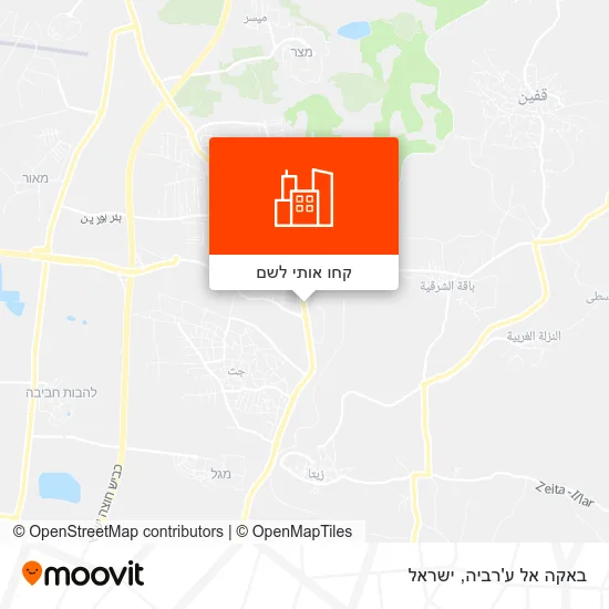 מפת באקה אל ע'רביה