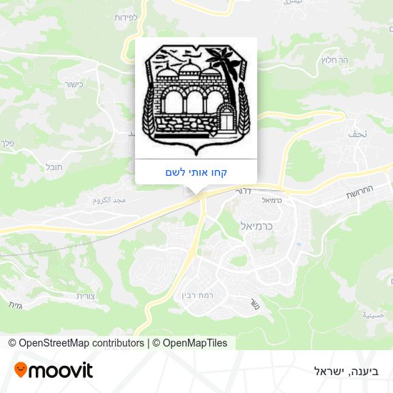 מפת ביענה