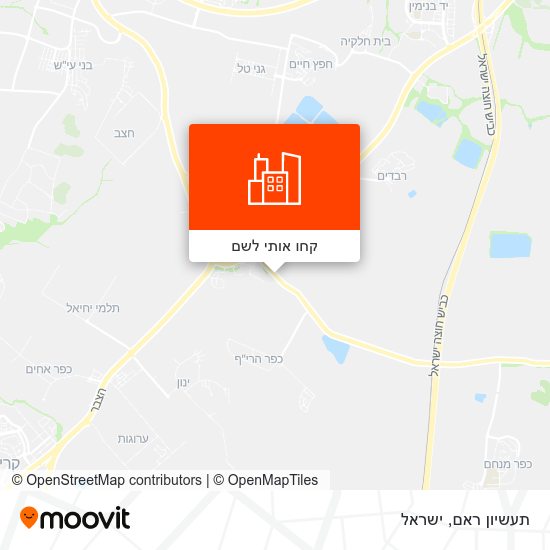 מפת תעשיון ראם