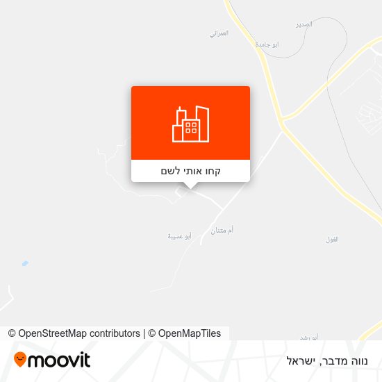 מפת נווה מדבר